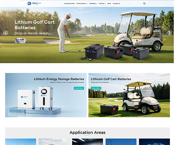 DONGGUAN GEMREXS POWER TECH CO.,LTD.-英文网站开发案例